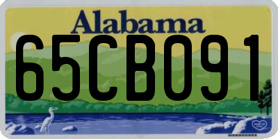 AL license plate 65CB091