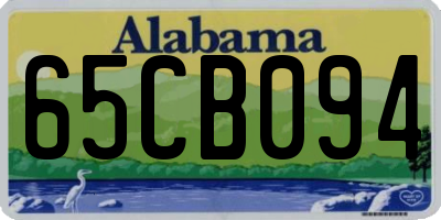 AL license plate 65CB094