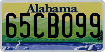 AL license plate 65CB099
