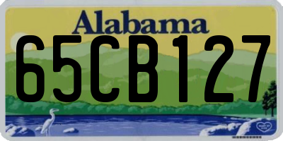 AL license plate 65CB127