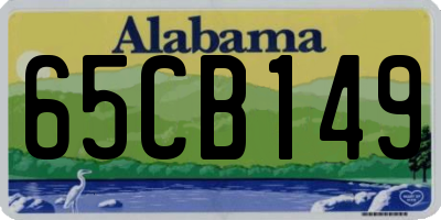 AL license plate 65CB149