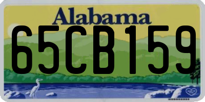 AL license plate 65CB159