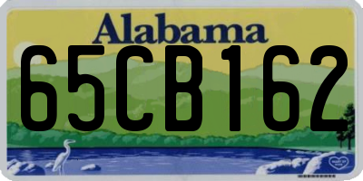 AL license plate 65CB162