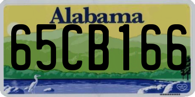 AL license plate 65CB166