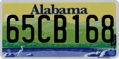 AL license plate 65CB168
