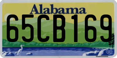 AL license plate 65CB169