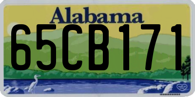 AL license plate 65CB171