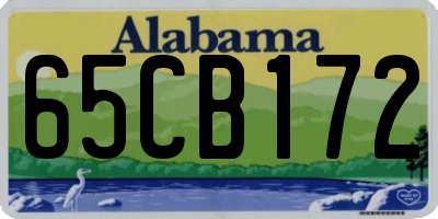 AL license plate 65CB172