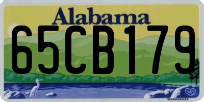 AL license plate 65CB179