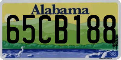 AL license plate 65CB188