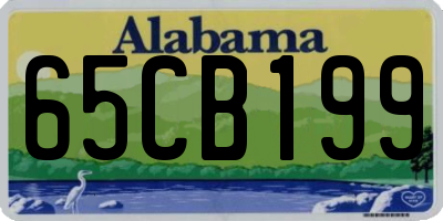 AL license plate 65CB199