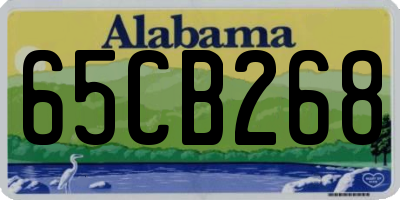AL license plate 65CB268