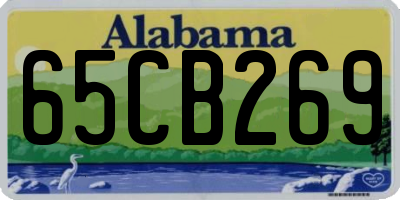 AL license plate 65CB269
