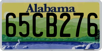 AL license plate 65CB276