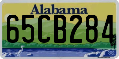 AL license plate 65CB284