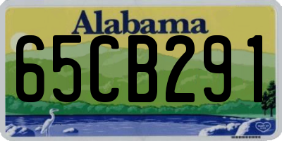 AL license plate 65CB291