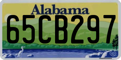 AL license plate 65CB297