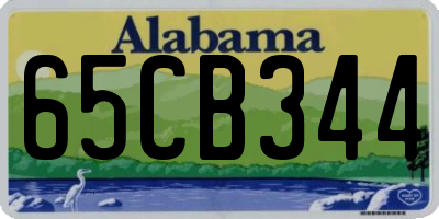 AL license plate 65CB344