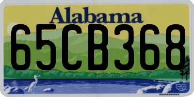 AL license plate 65CB368