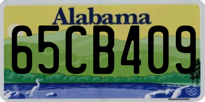 AL license plate 65CB409