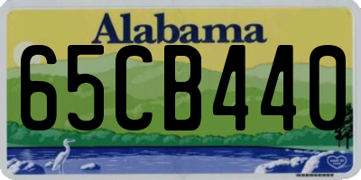 AL license plate 65CB440
