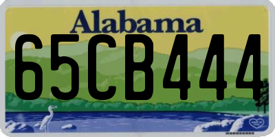 AL license plate 65CB444