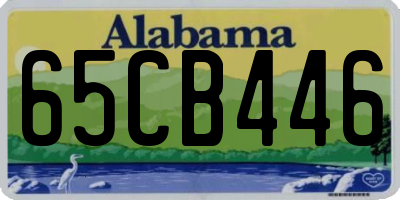 AL license plate 65CB446