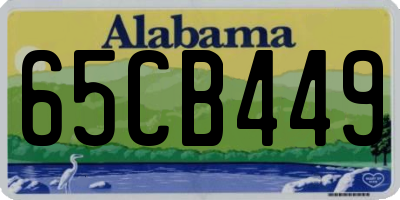 AL license plate 65CB449