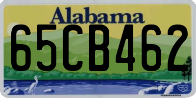 AL license plate 65CB462