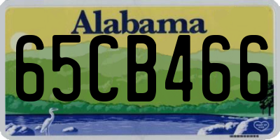AL license plate 65CB466