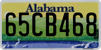 AL license plate 65CB468