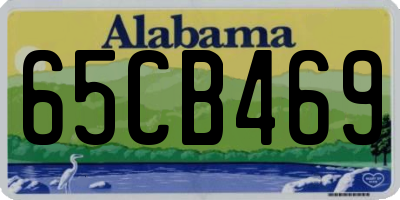 AL license plate 65CB469