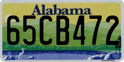 AL license plate 65CB472