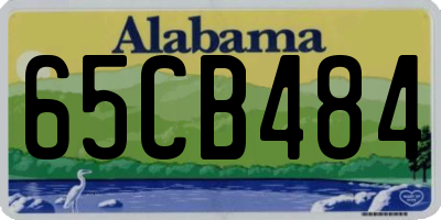 AL license plate 65CB484