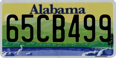 AL license plate 65CB499