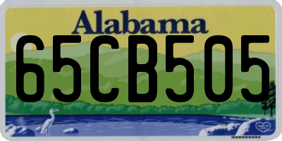 AL license plate 65CB505