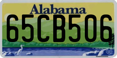 AL license plate 65CB506