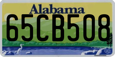 AL license plate 65CB508