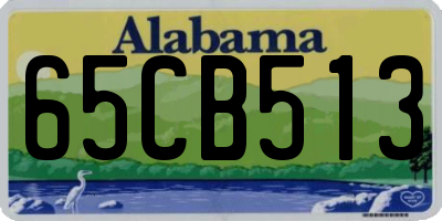 AL license plate 65CB513