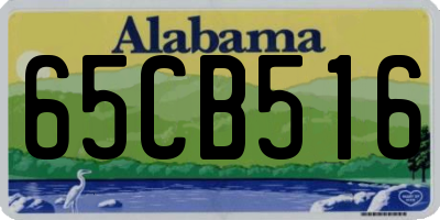 AL license plate 65CB516
