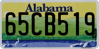 AL license plate 65CB519