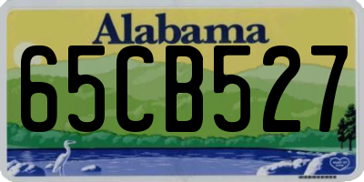 AL license plate 65CB527