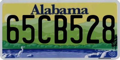 AL license plate 65CB528