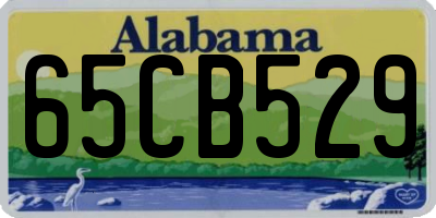 AL license plate 65CB529