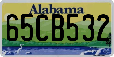 AL license plate 65CB532