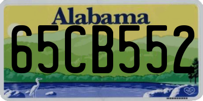 AL license plate 65CB552