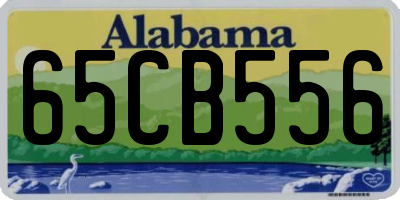 AL license plate 65CB556