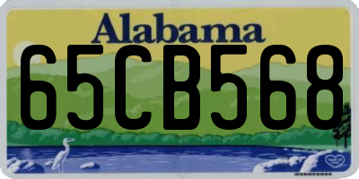 AL license plate 65CB568