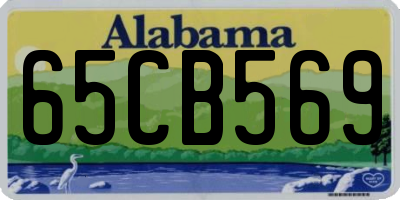 AL license plate 65CB569