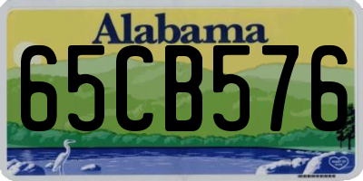 AL license plate 65CB576